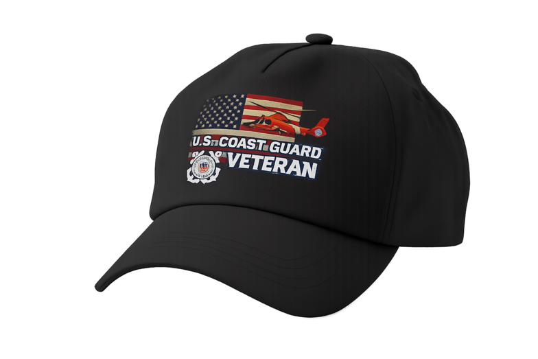 U.S. Coast Guard Veteran Cap  Designed and sold by  Michael Branco