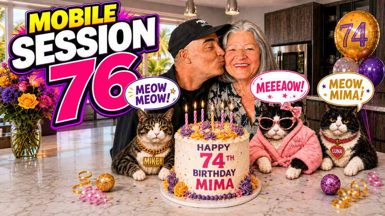 🎂 Happy 74th Birthday to My #1 Fan, Mima! | Hard Rock Bet Mobile Session 76 🎰