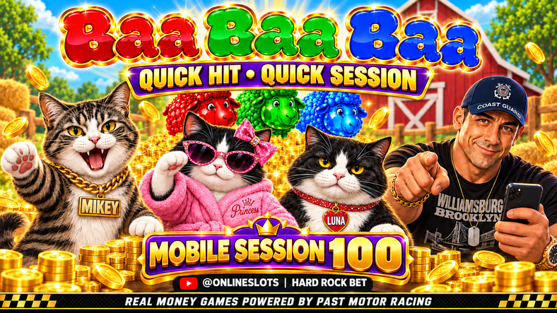 THE SHEEP DELIVER! 🐑🔥 | Hard Rock Bet Florida | Mobile Session 100