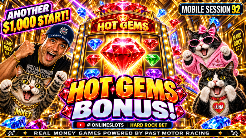 Hard Rock Bet Florida Slots | 💰 $1,000 Starting Balance | Mobile Session 91 🔥