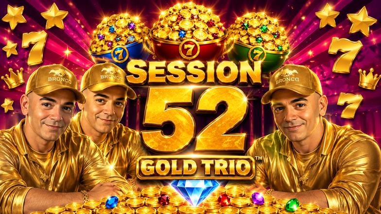 Hard Rock Bet 🔥 GOLD TRIO 10000 BIG COIN HITS or BANKROLL DESTROYER?! 💰 Session 52