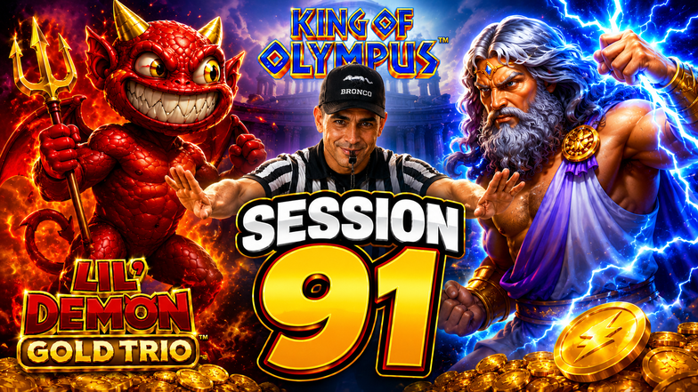 Hardrock Bet -  😈 LIL DEMON VS KING OF OLYMPUS ⚡ - Session 91