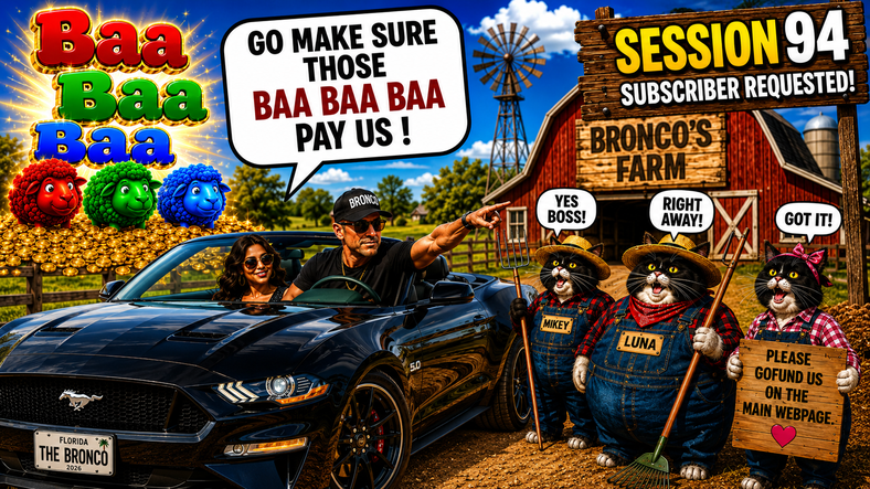 Hardrock Bet 94 - 🎰🐑 👀 — THE SHEEP HAVE TAKEN OVER THE FARM! 🐑💰🚜