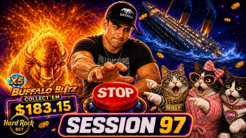 🎰🔥 Hard Rock Bet Florida Slots | Session 97 | One Bonus Couldn’t Save It! 🎰