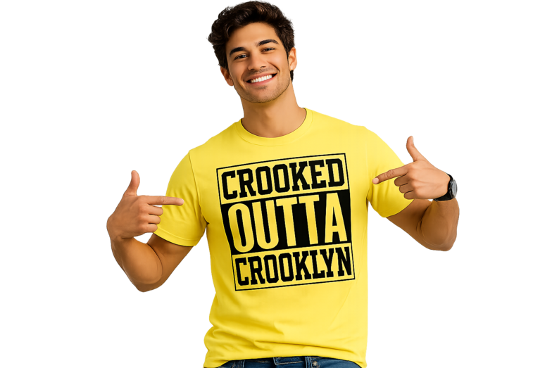 Brand: MbrancoDesigns Crooked Outta Crooklyn T-Shirt