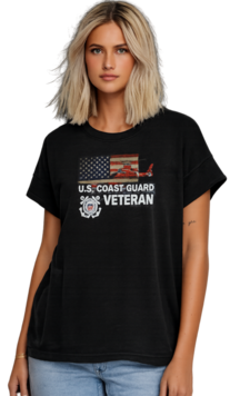 U.S. Coast Guard Veteran Relaxed T-Shirt  Designed and sold by  Michael Branco