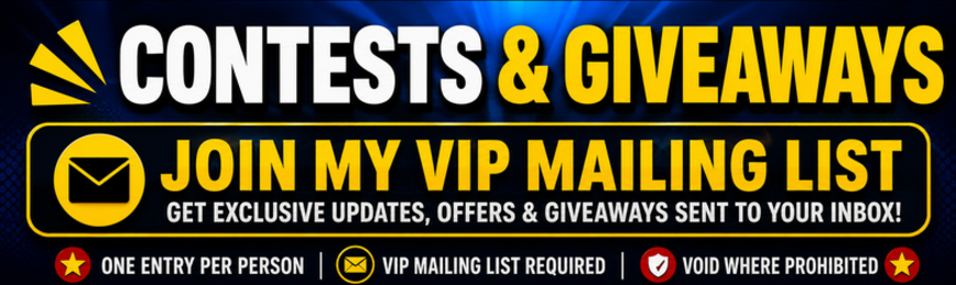 top banner for my contest and giveaway page