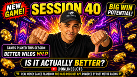 Hard Rock Bet 🔥 BIG WIN or BUST?! Better Wilds Slot Test 💰 Session 40