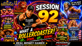 🎰🔥 SESSION 92 👀 — WHAT A ROLLERCOASTER! UP... DOWN... UP... DOWN... Did the House Take It All? 😅💸🎰