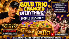💰🔥 Hard Rock Bet Florida Slots | Mobile Session 70 | Gold Trio Changes Everything! 🎰