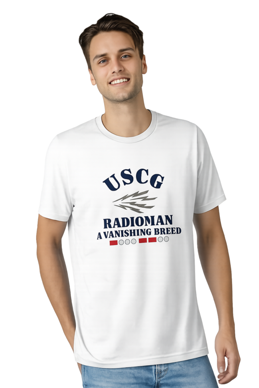 USCG Radioman A Vanishing Breed Essential T-Shirt  Designed and sold by  Michael Branco